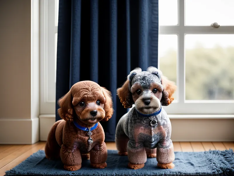 Máquina de coser casera con aguja 100/16 sobre tela impermeable, técnica DIY para equipamiento de peluquería canina