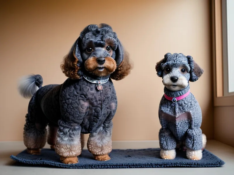 Piedra pómez aplicada sobre el lomo de un Schnauzer para stripping manual del pelo duro