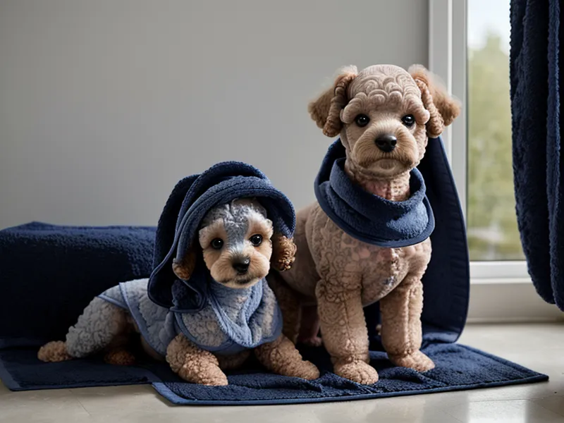 Cuchillas de diferentes tamaños para máquina de peluquería canina organizadas para el trabajo.