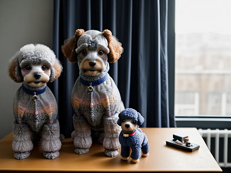 Comparación entre lazos sintéticos y de tela para peluquería canina, dos materiales de sujeción distintos