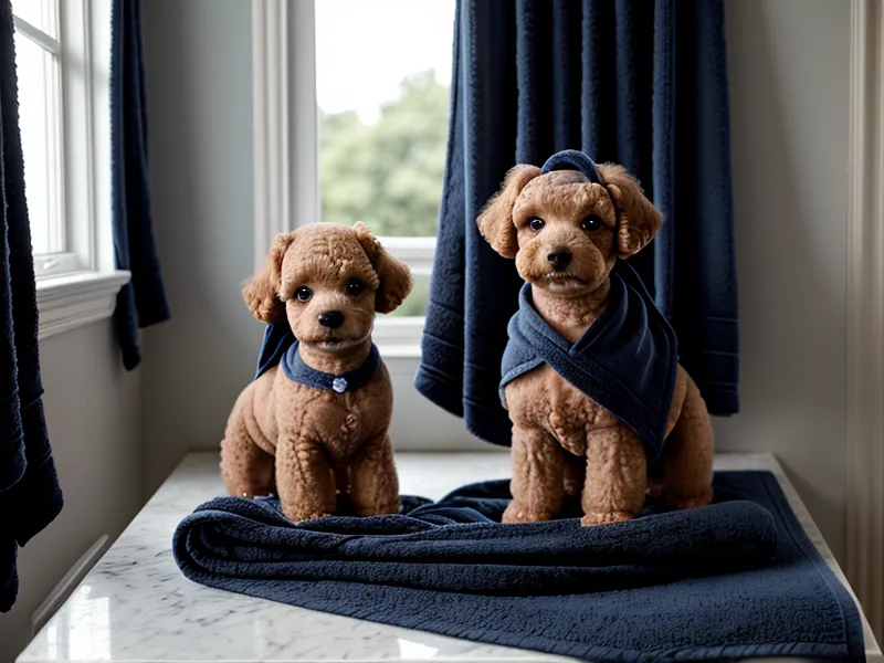 Notebook con el curso de peluquería canina abierto junto a un mate