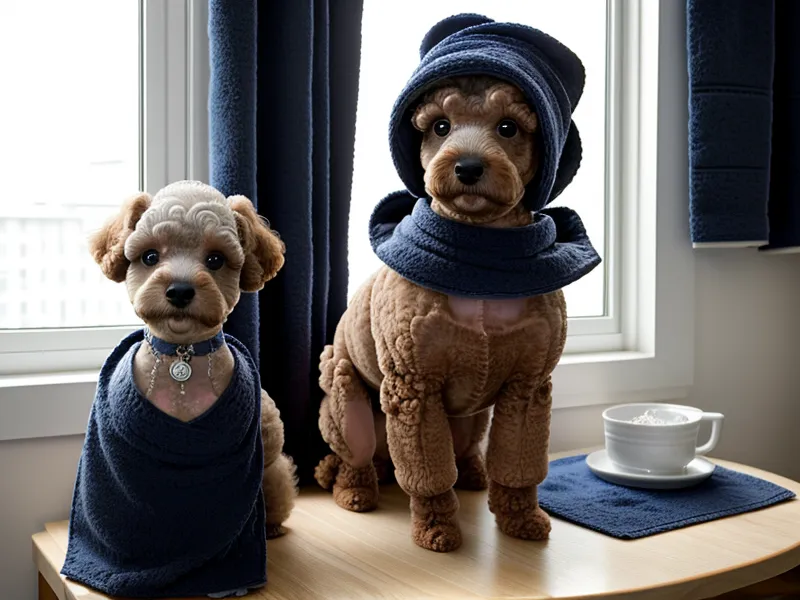 Bolsitas de papel madera con premios caseros y nombres de perros escritos a mano.