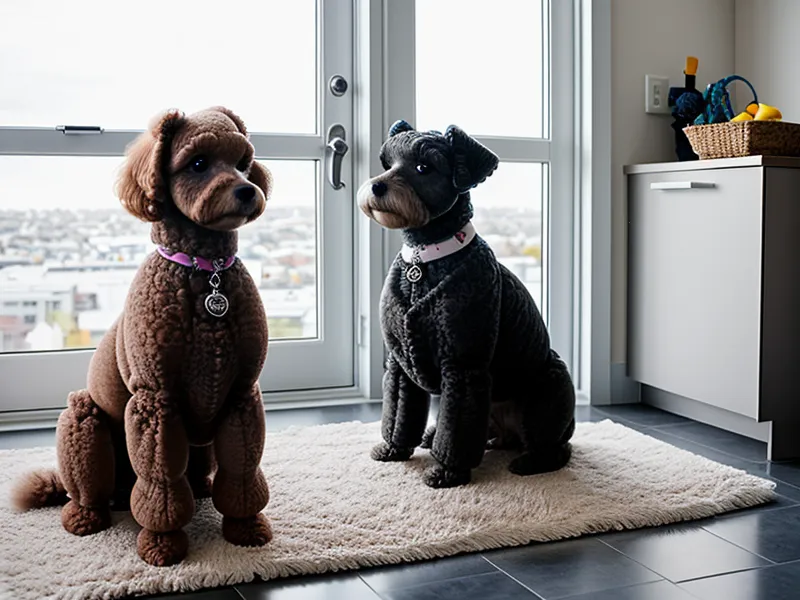 Productos de peluquería canina sobre la mesa, clave para cuidar la piel y prevenir dermatitis en perros