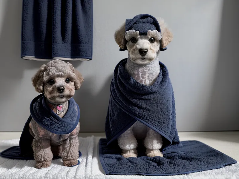 Moldes de ropa para perros y galletas decoradas como servicios adicionales de una peluquería canina a domicilio